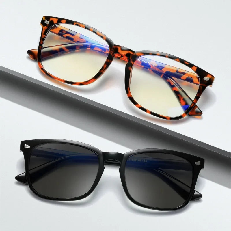 Anti-UV Far Sight Photochromic Reading Eyeglasses