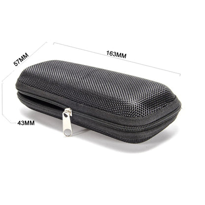 Luxury Black PU Leather Protective Glasses Case