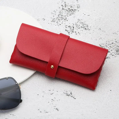 Classic Moulded Leather Protective Glasses Case