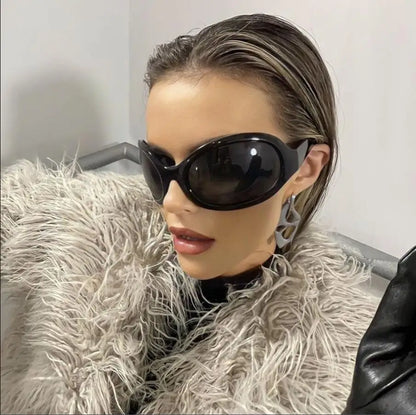 Women's Fashion Y2K Punk Oversized Shades