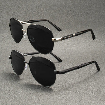 Men Polarized UV400 Metal Frame Sunglasses