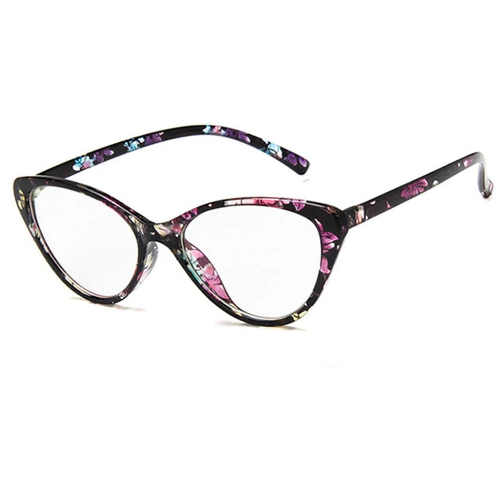 Fashion Cat Eye Female Eyewear Glasses - retinosa