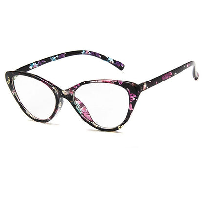 Fashion Cat Eye Female Eyewear Glasses - retinosa