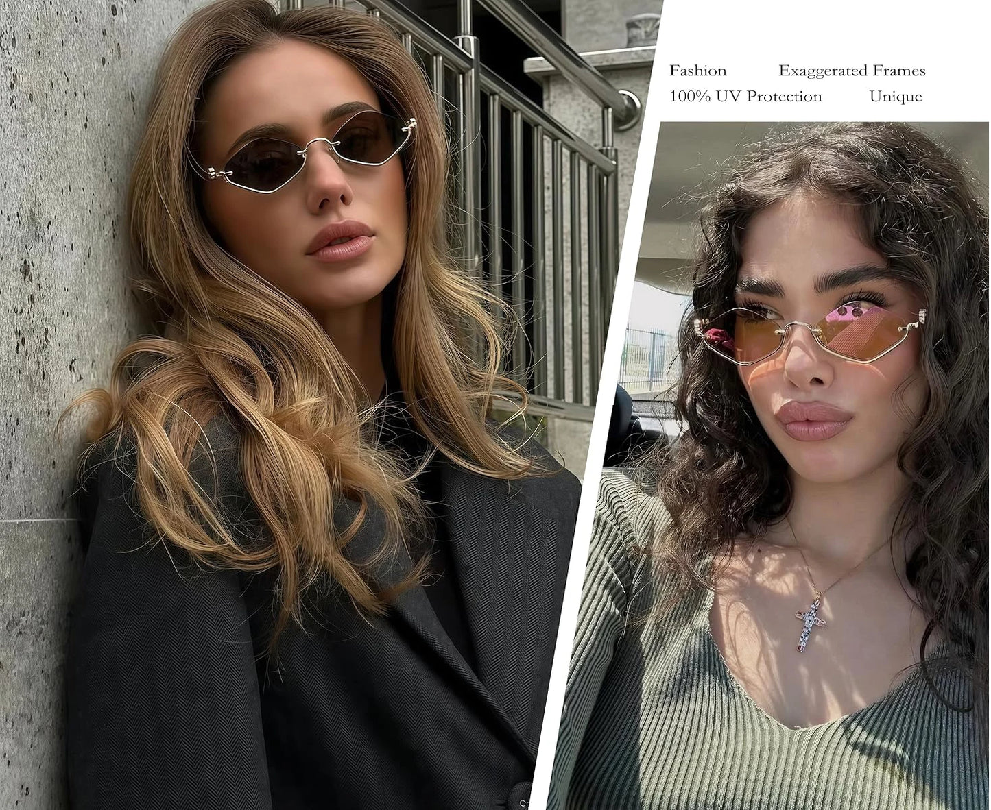 Ladies Hipster Sexy Cat Eye Luxury Shades