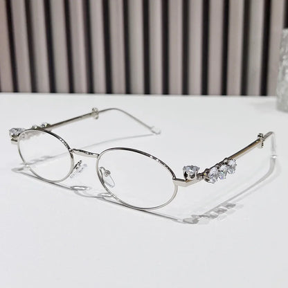 Metal Oval Frame Sunglasses Vintage Outdoor