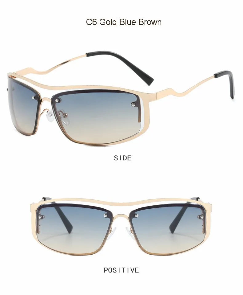 2025 Y2K Sports Punk Sunglasses - retinosa