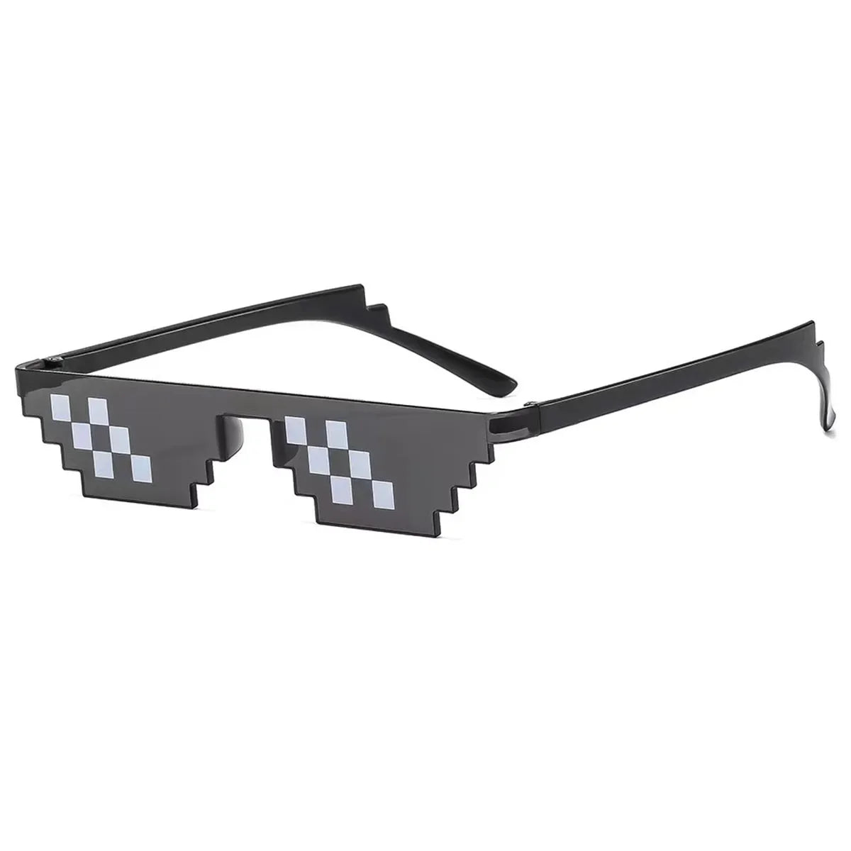 5Pcs Trick Toy Thug Life Pixel Mosaic Glasses
