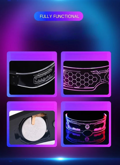 LED colorful luminous technology glasses bar dancing party