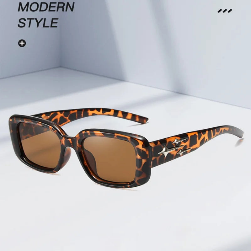 New Retro Y2K Style Small Square Sunglasses - retinosa