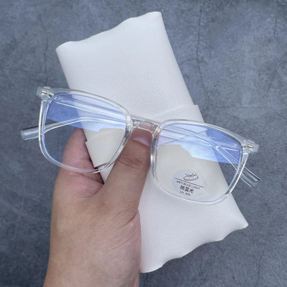 Black Anti-Blue Light Computer Unisex Square sunglasses