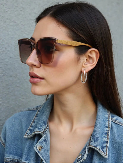 Oversized Lentes Vacation Women's Sunglasses