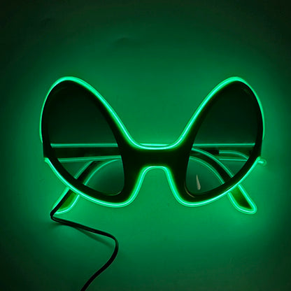 Luminous LED Alien HELLOWEEN Party Sunglasses