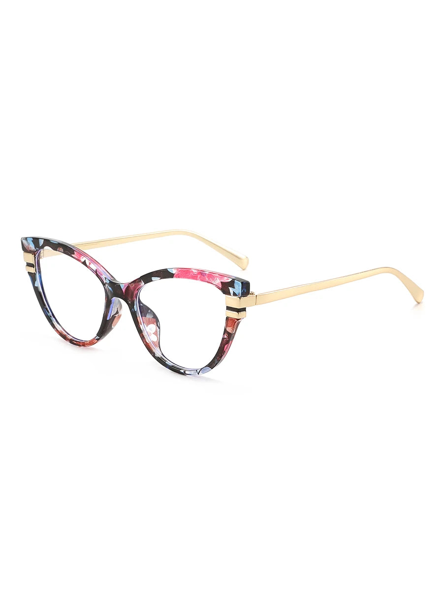 Chic retro cat-eye blue light glasses - retinosa