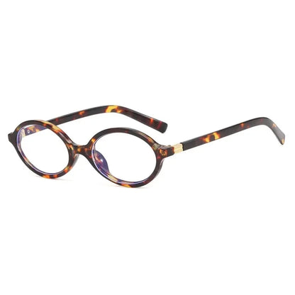 Cute Sexy Lovely Small Oval Leopard Sunglasses