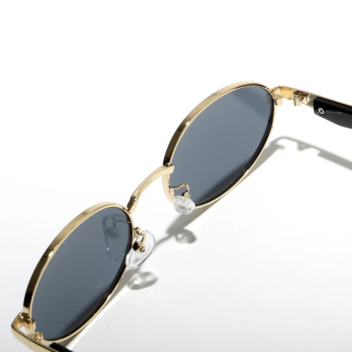 Luxury Metal Frame Cat Eye Oval Women's Sunglasses