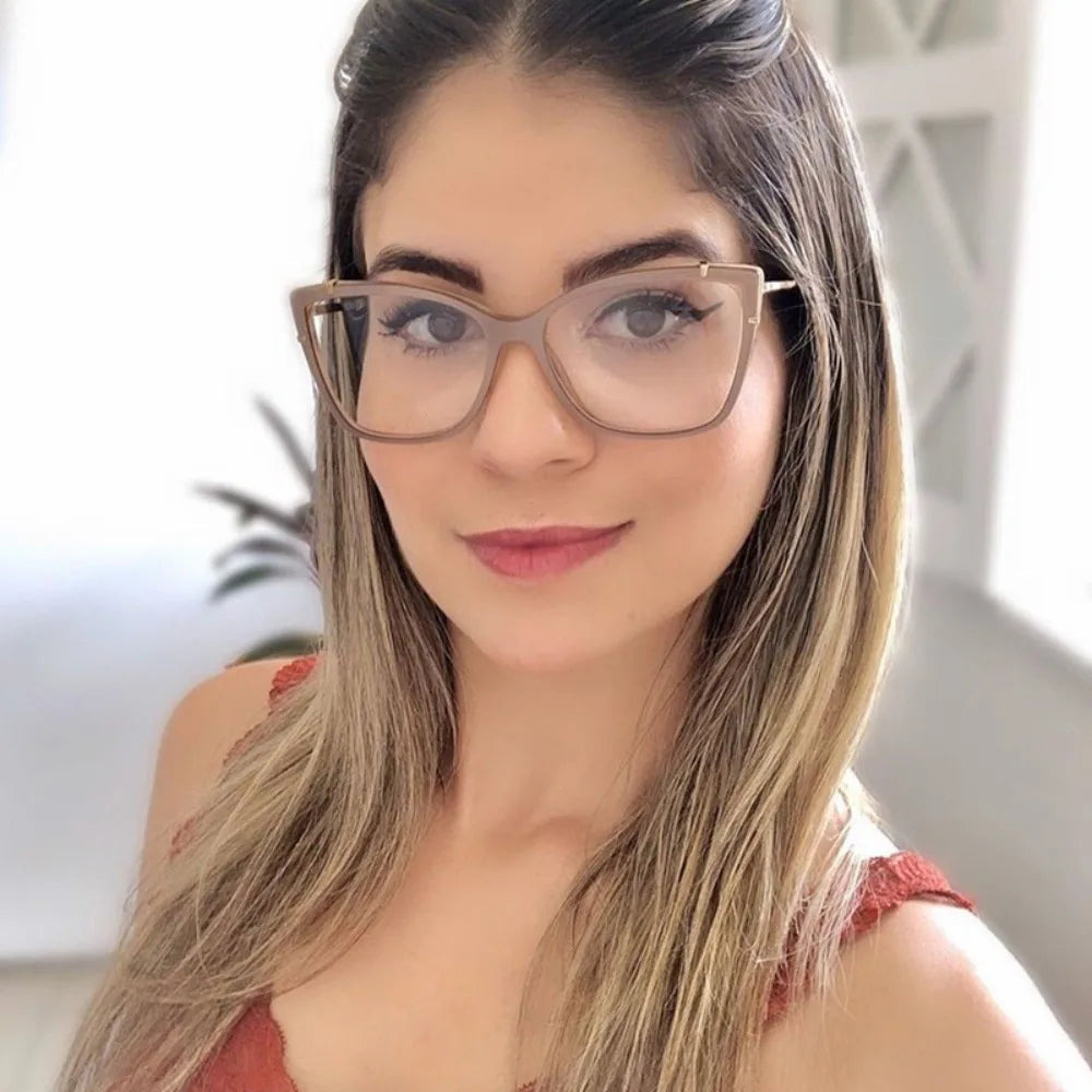 Cat Eye Anti-blue Ophthalmic Glasses - retinosa