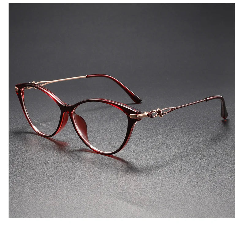 Cat Eye Oval Frame Blue Light Glasses for Women - retinosa