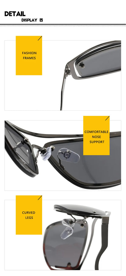 2025 Y2K Sports Punk Sunglasses - retinosa