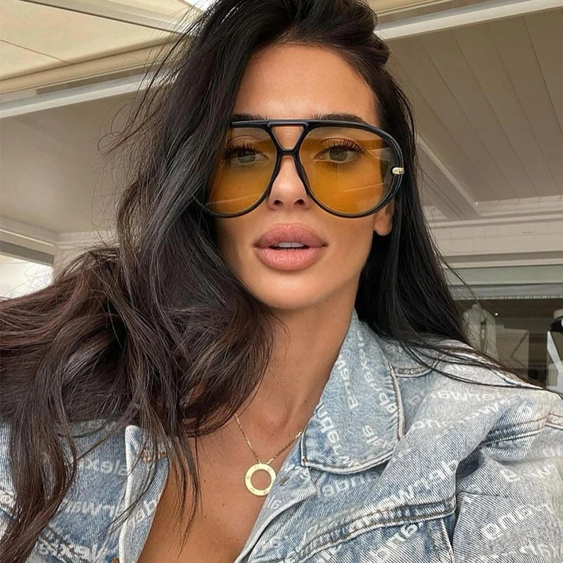 Women's Luxury Oversized Vintage Sunglasses