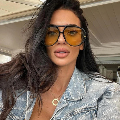 Women's Luxury Oversized Vintage Sunglasses
