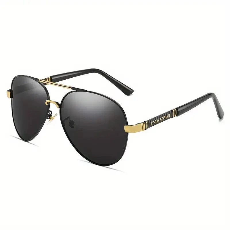 Men Polarized UV400 Metal Frame Sunglasses