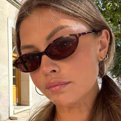 Cat Eye Fashion Retro Oval Women's Sunglasses