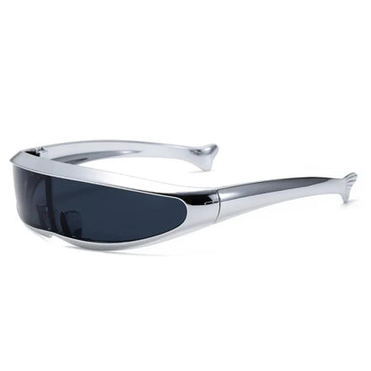 Futuristic One-piece Y2K Steampunk Sunglasses