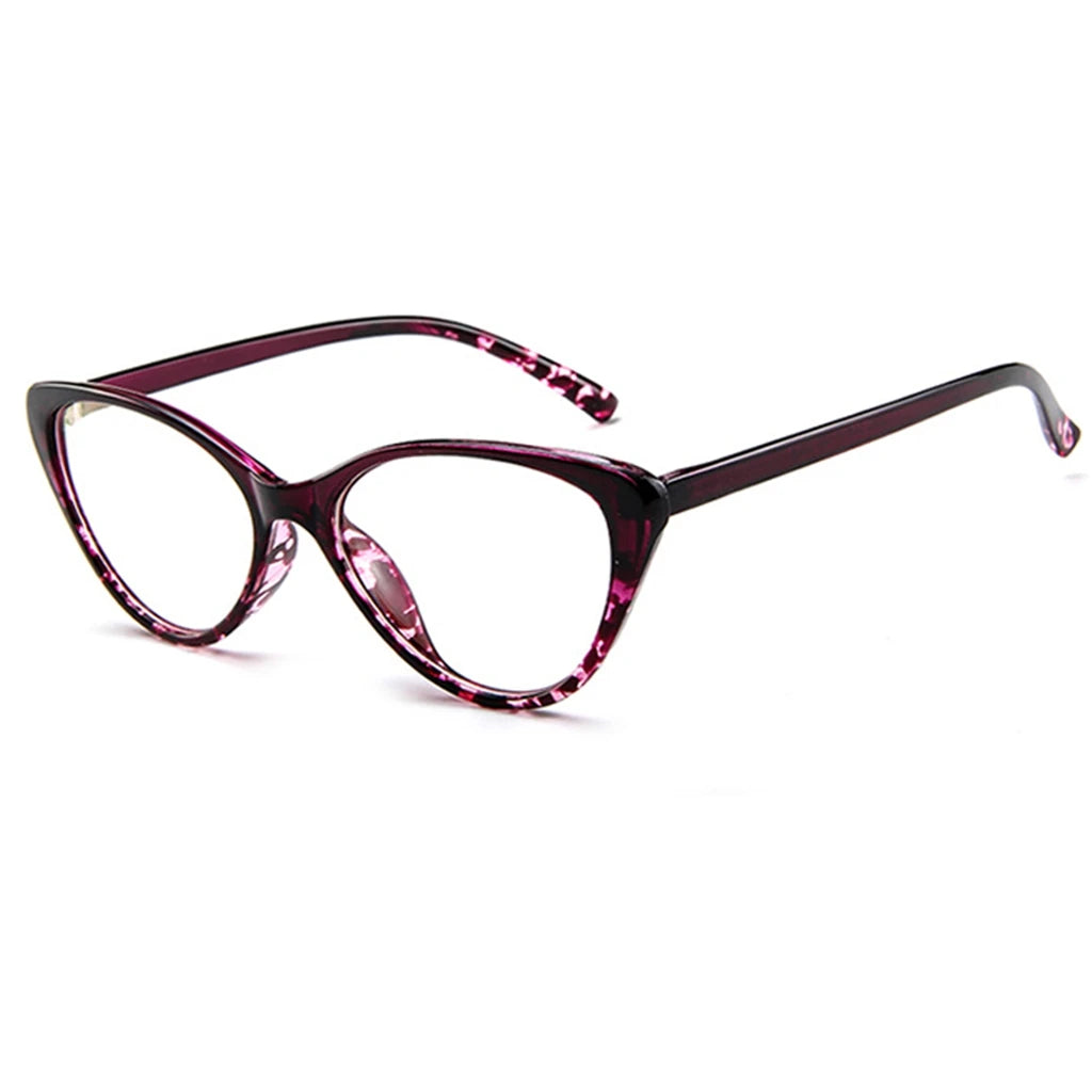 Fashion Cat Eye Female Eyewear Glasses - retinosa