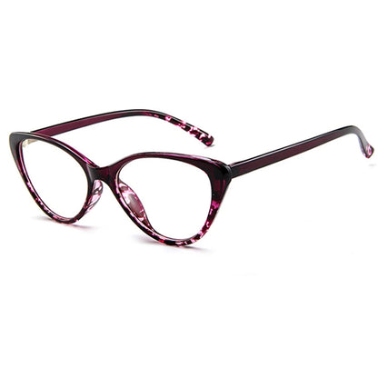 Fashion Cat Eye Female Eyewear Glasses - retinosa