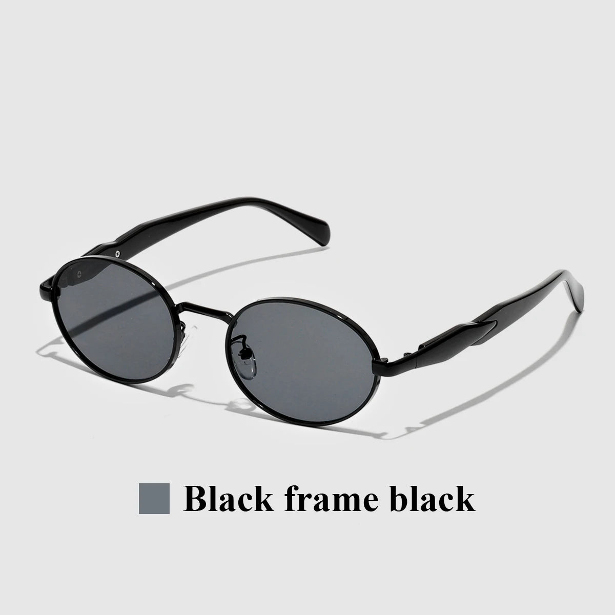 Luxury Metal Frame Cat Eye Oval Women's Sunglasses