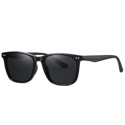 Retro Transparent Korean Square Polarized Sunglasses