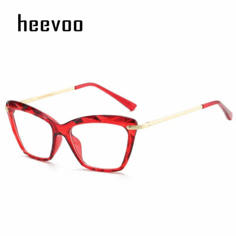 Transparent Stylish Women Cat Eye Glasses - retinosa