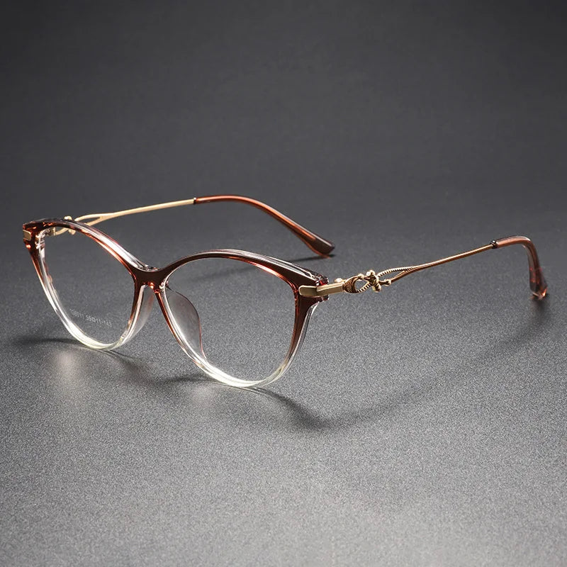 Cat Eye Oval Frame Blue Light Glasses for Women - retinosa