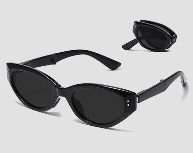 Minimalist Oval Foldable High Definition Cat-eye Glasses - retinosa