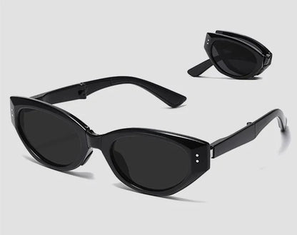 Minimalist Oval Foldable High Definition Cat-eye Glasses - retinosa