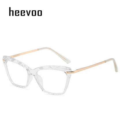 Transparent Stylish Women Cat Eye Glasses - retinosa