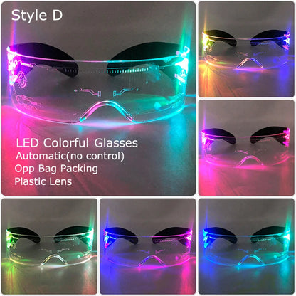 LED Neon Luminous Glow Party Glasses