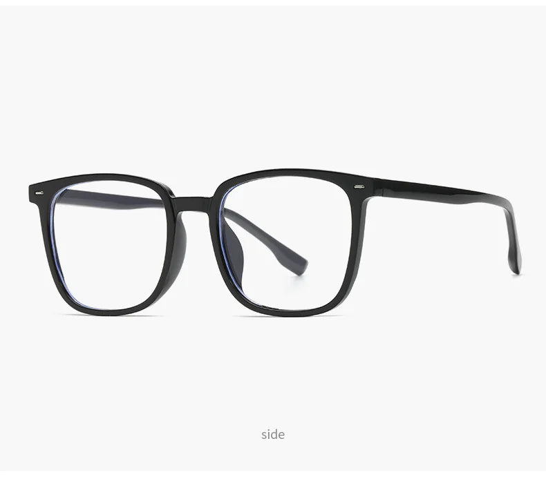 Black Anti-Blue Light Computer Unisex Square sunglasses