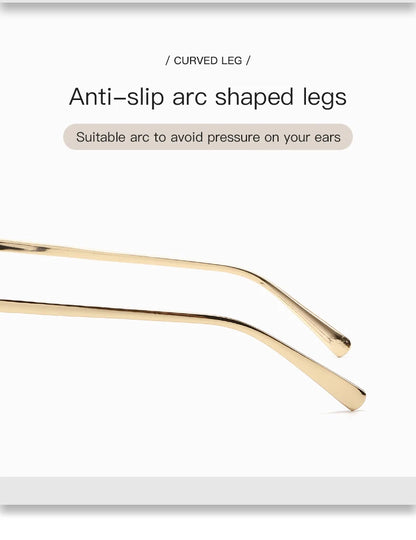 Chic retro cat-eye blue light glasses - retinosa