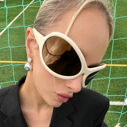Women's Fashion Y2K Punk Oversized Shades