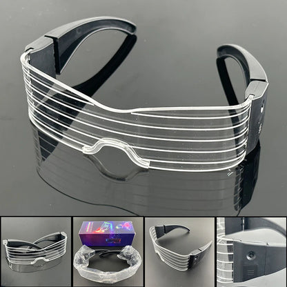 LED Neon Luminous Glow Party Glasses