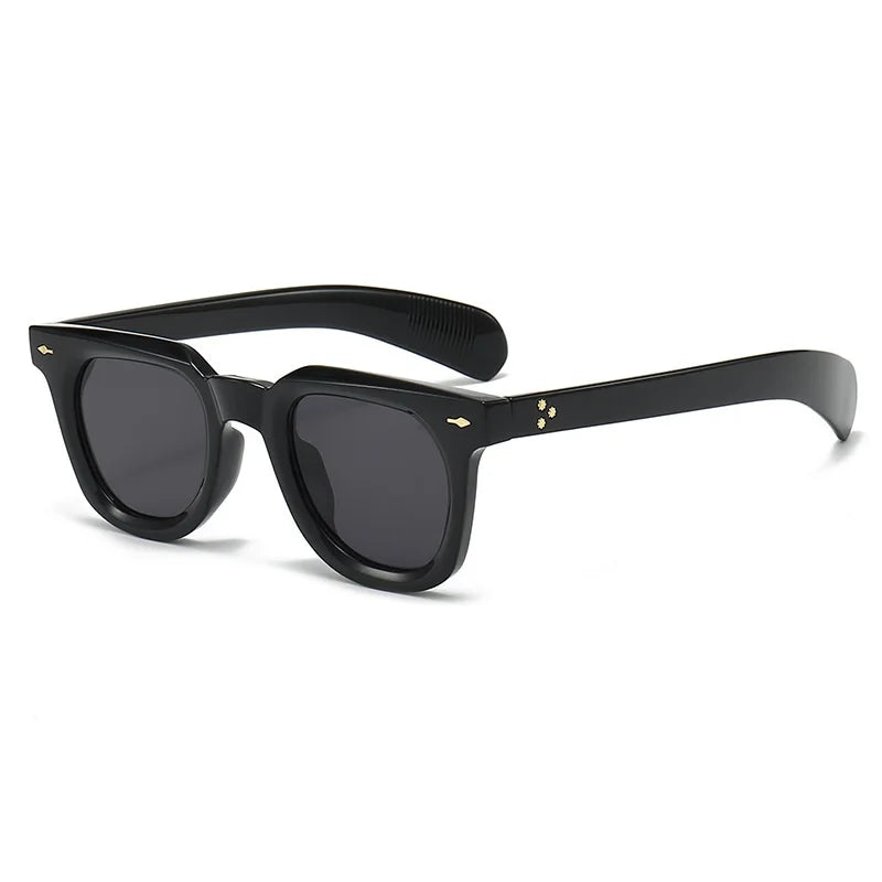 Vintage Square Rivet Sunglasses