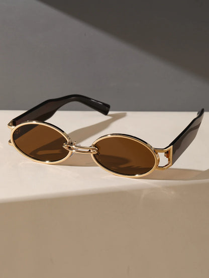 Unisex Luxury Oval Fashion Glasses