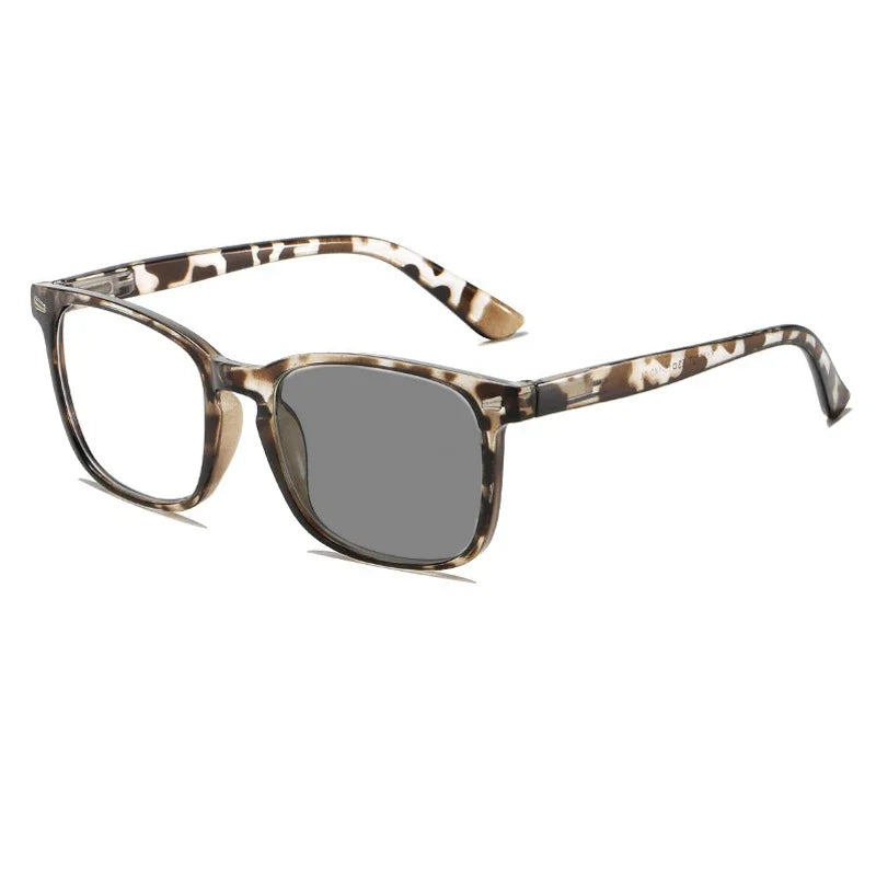 Anti-UV Far Sight Photochromic Reading Eyeglasses