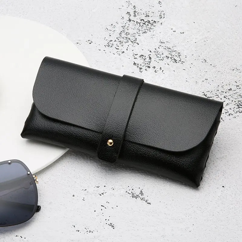 Classic Moulded Leather Protective Glasses Case
