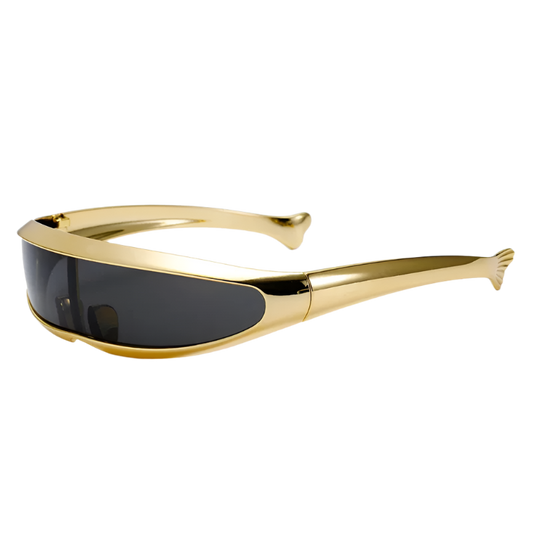 Futuristic One-piece Y2K Steampunk Sunglasses
