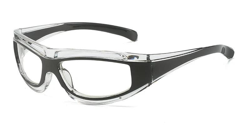 Y2K Futuristic s For Women Punk Wrap Sunglasse - retinosa