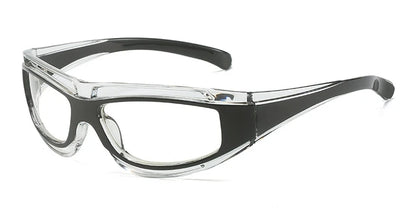 Y2K Futuristic s For Women Punk Wrap Sunglasse - retinosa