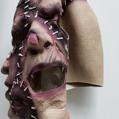 Halloween Three-sided Grimace Horror Cosplay Mask