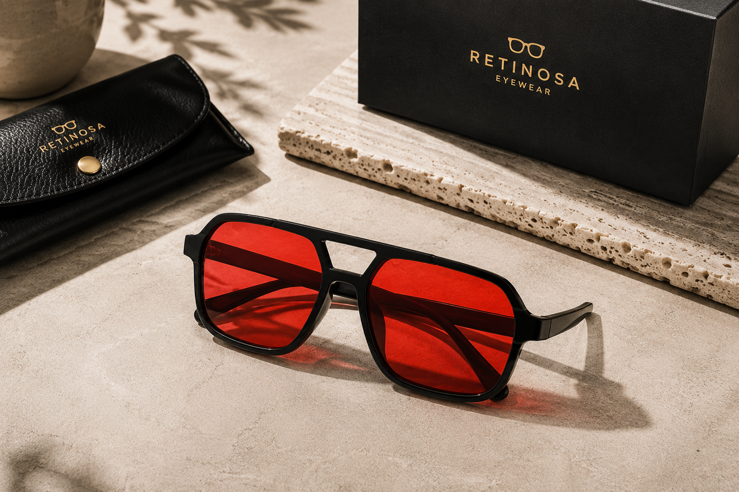 Retinosa AVIATORA™ — Oversized Pilot Sunglasses